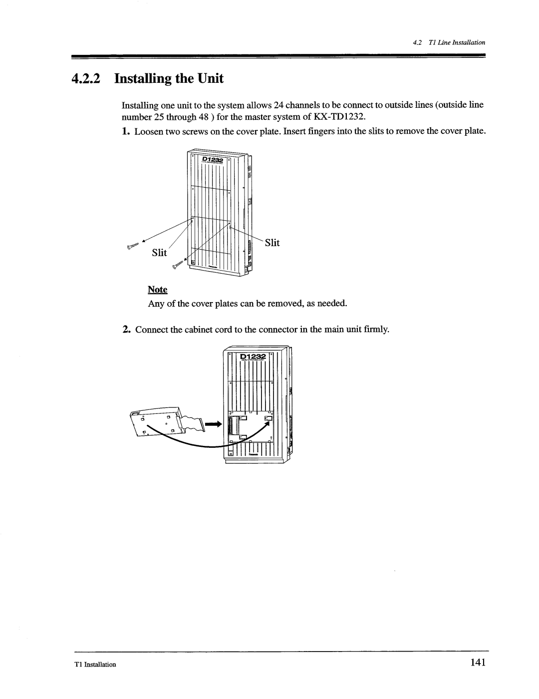 Panasonic KX-TD1232, KX-TD816 manual 