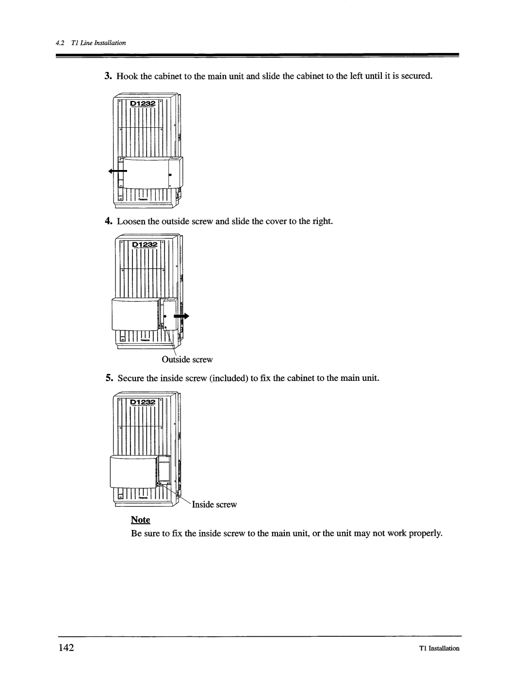 Panasonic KX-TD816, KX-TD1232 manual 