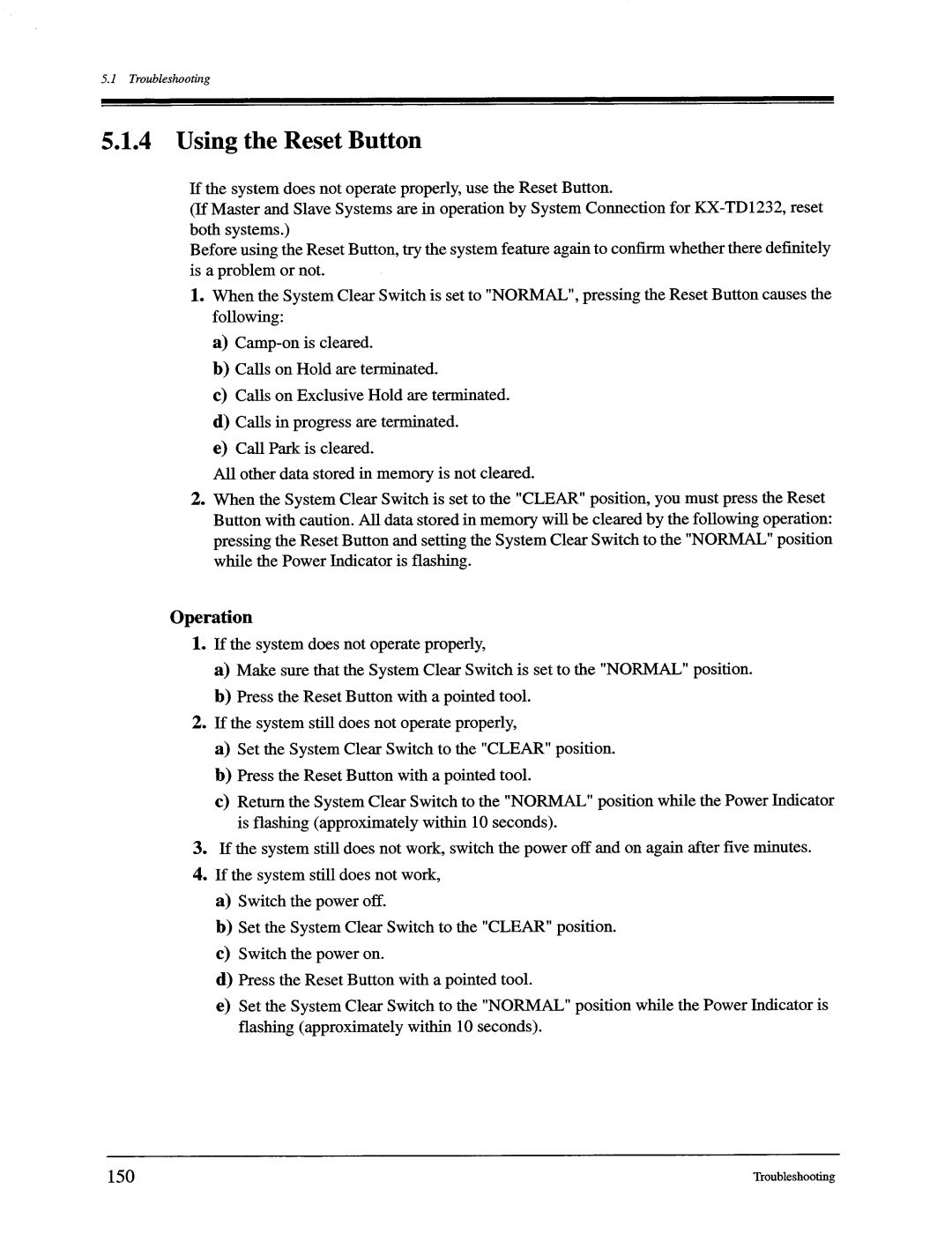 Panasonic KX-TD816, KX-TD1232 manual 