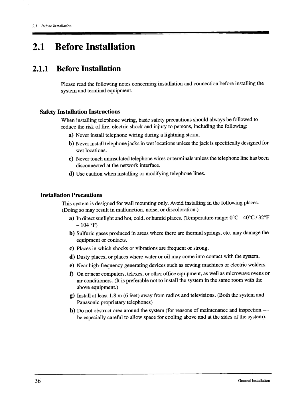 Panasonic KX-TD816, KX-TD1232 manual 