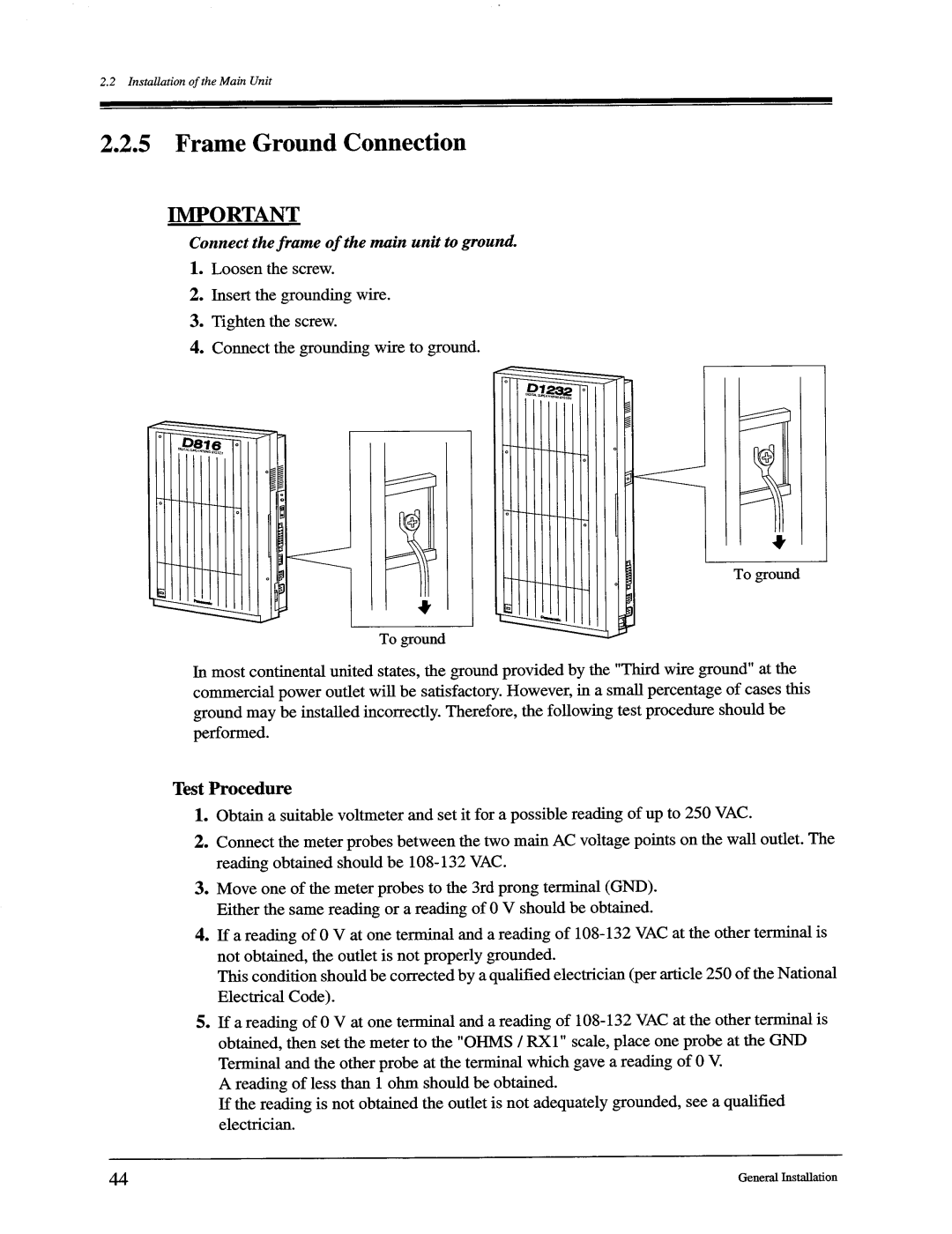 Panasonic KX-TD816, KX-TD1232 manual 