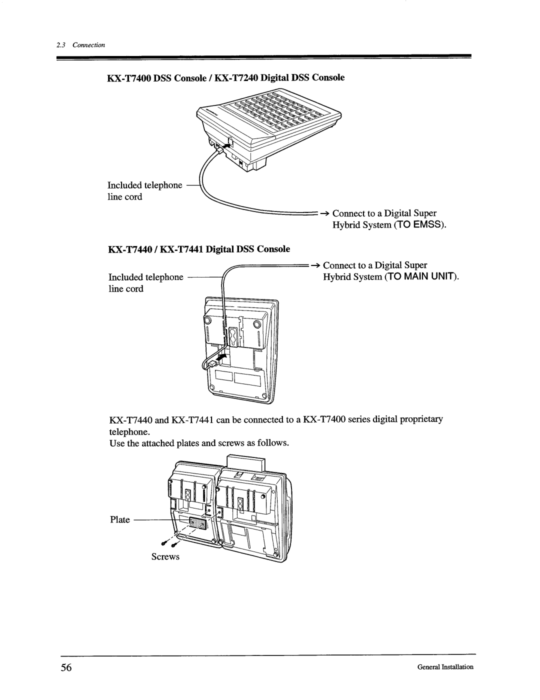 Panasonic KX-TD816, KX-TD1232 manual 