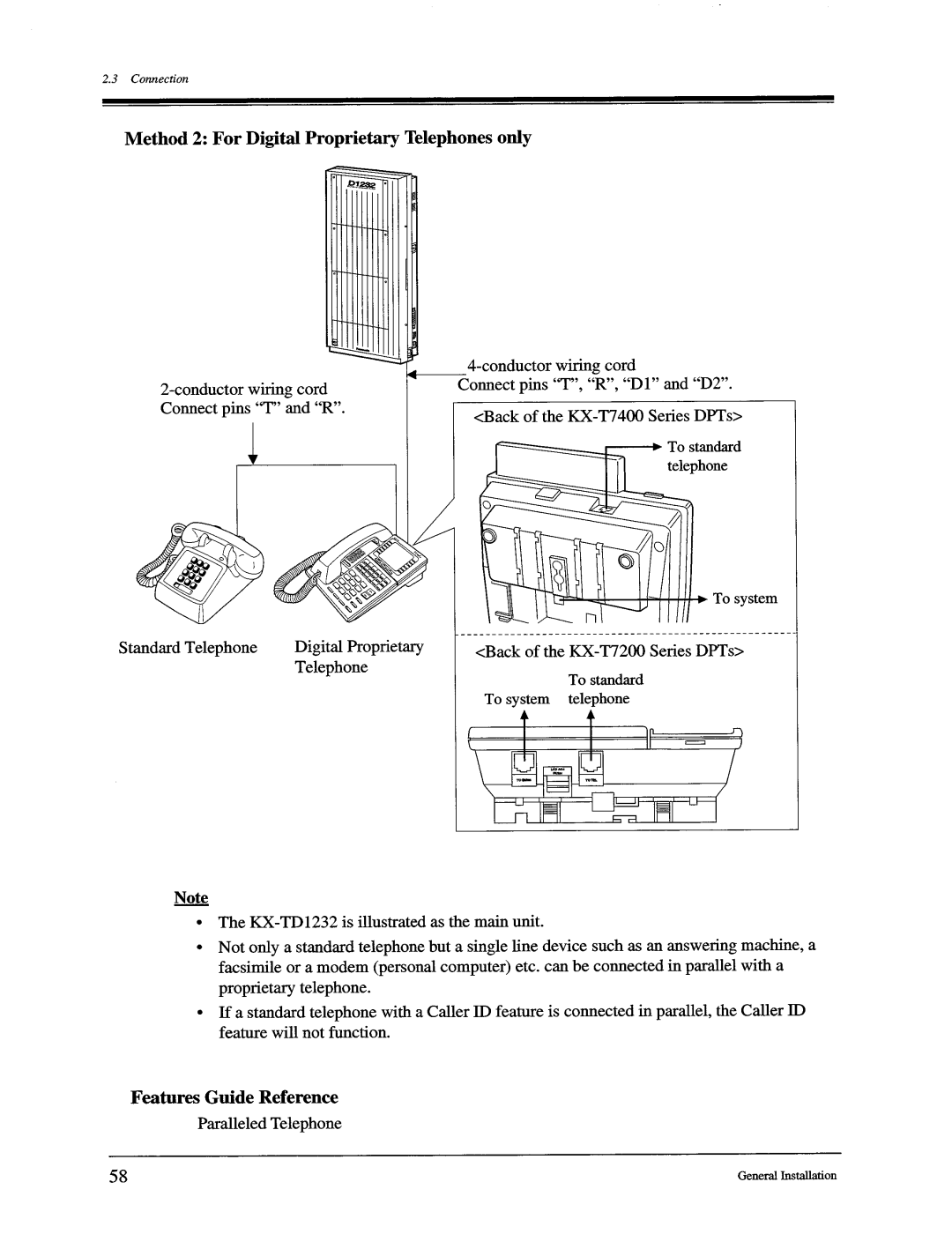 Panasonic KX-TD816, KX-TD1232 manual 