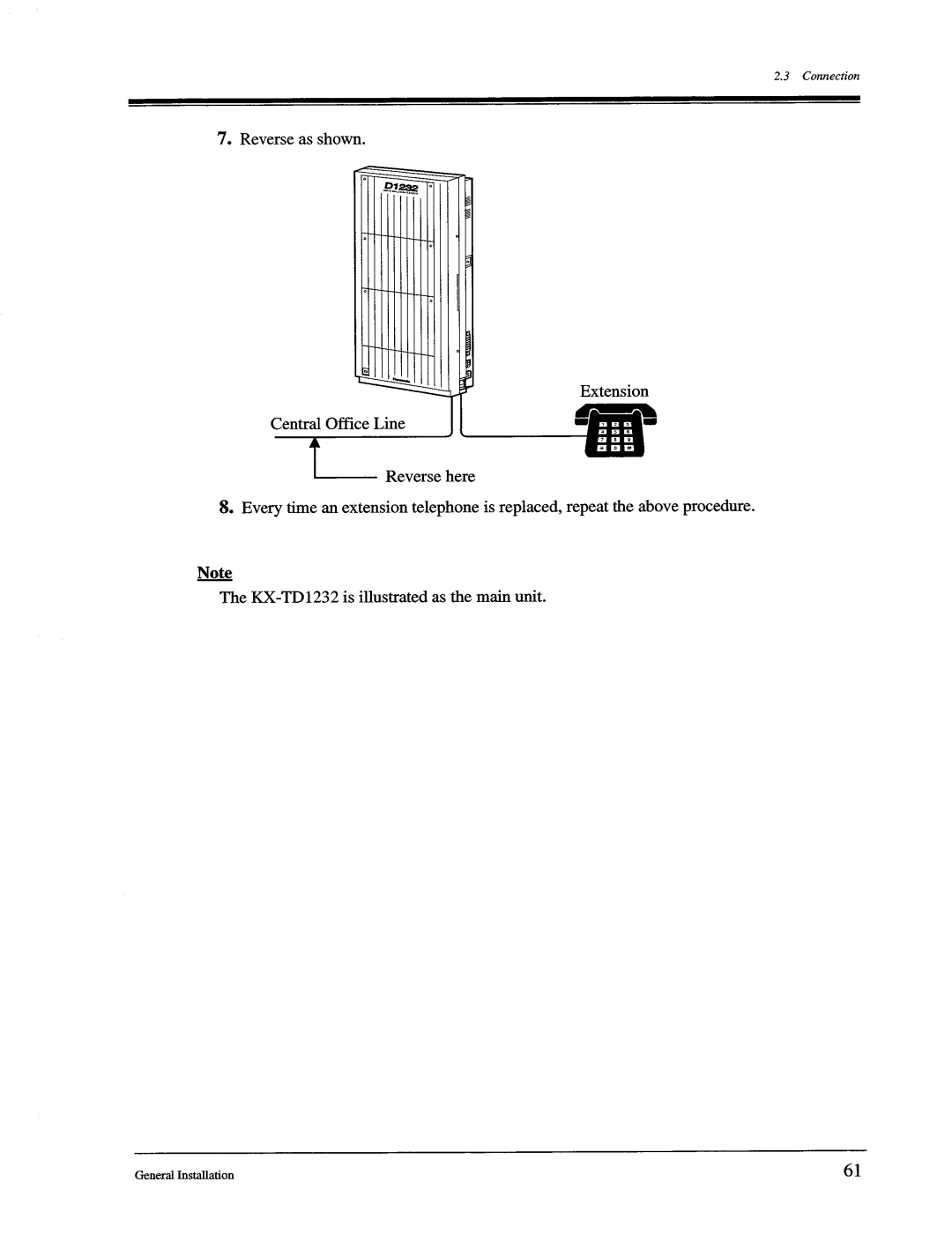 Panasonic KX-TD1232, KX-TD816 manual 