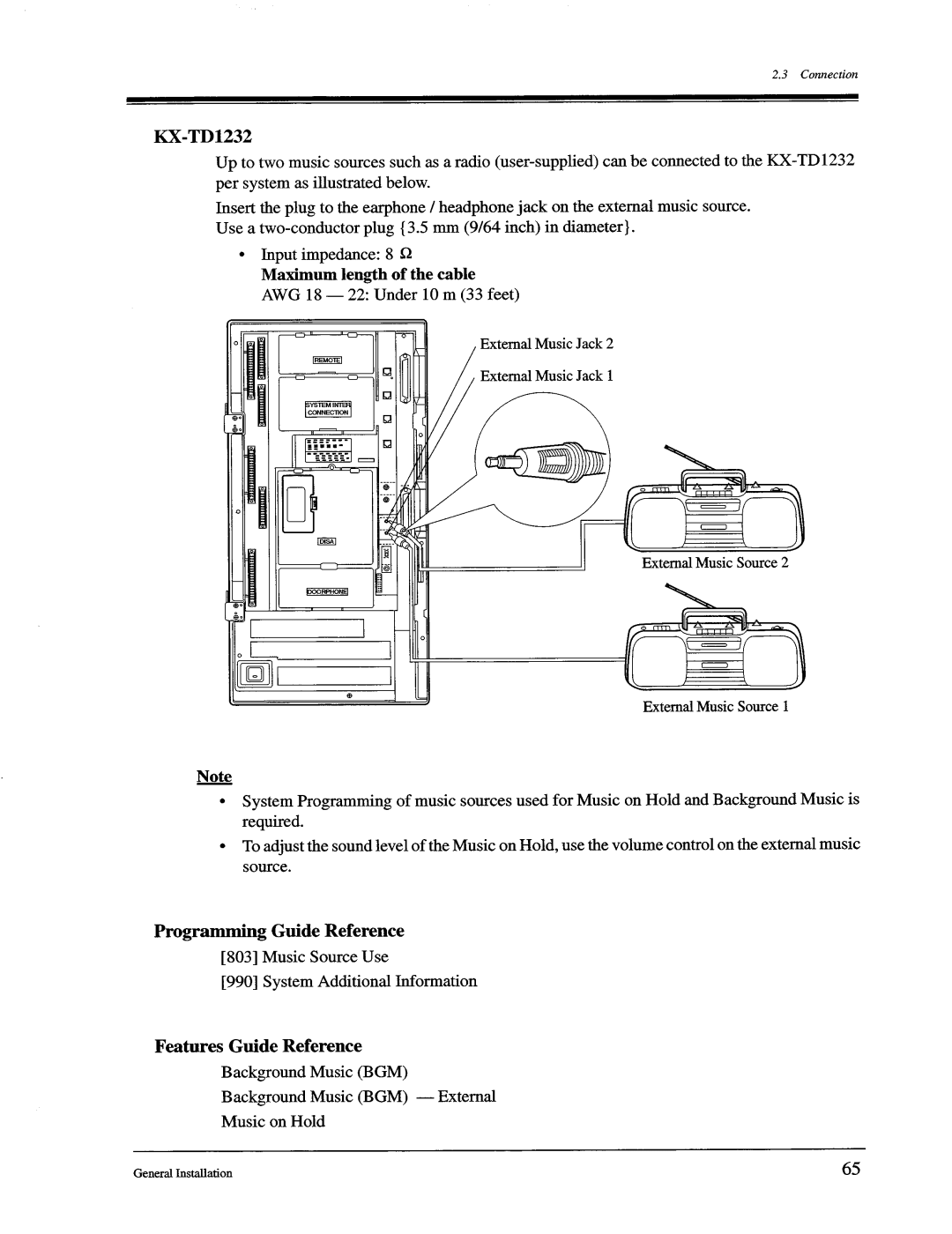 Panasonic KX-TD1232, KX-TD816 manual 