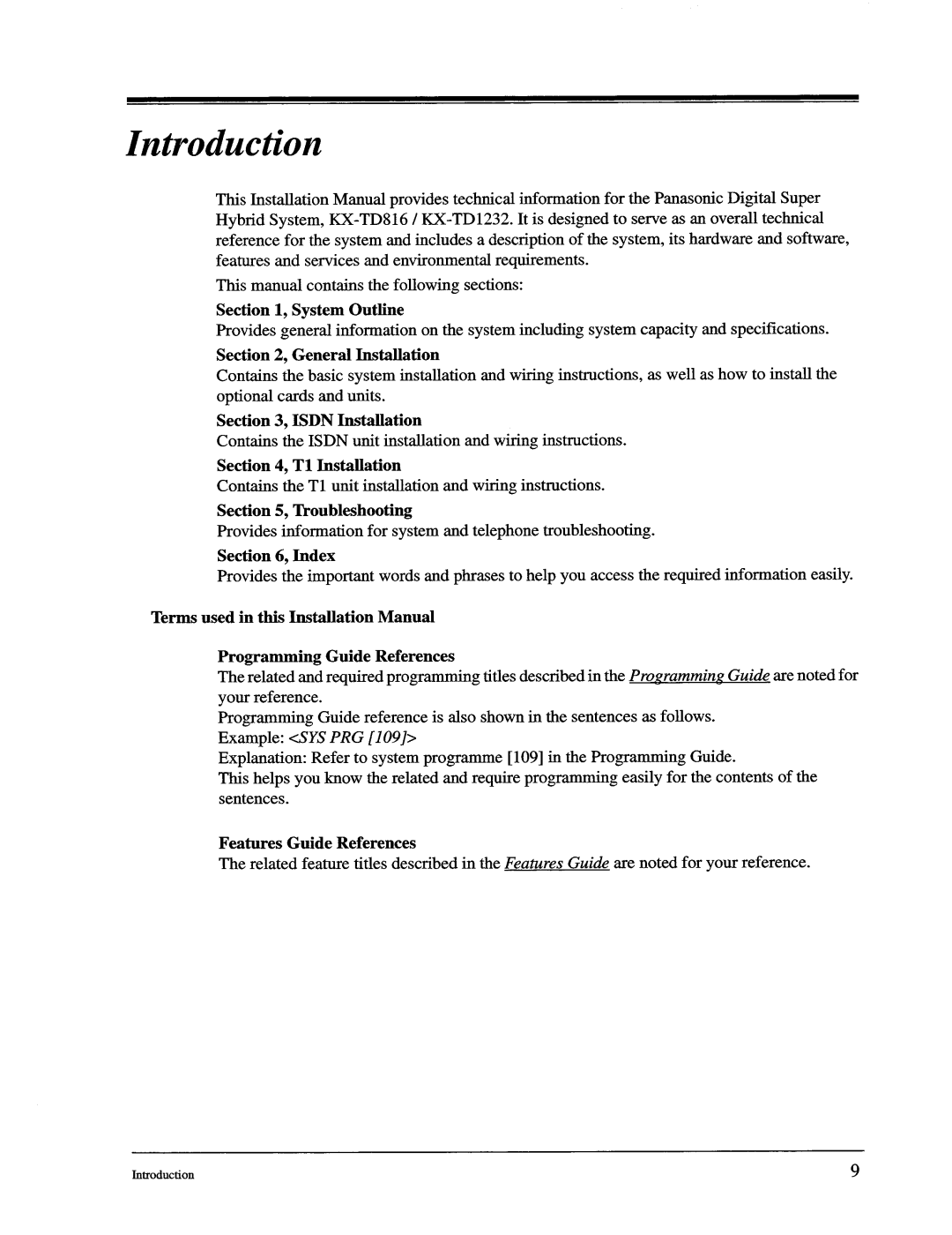 Panasonic KX-TD1232, KX-TD816 manual 