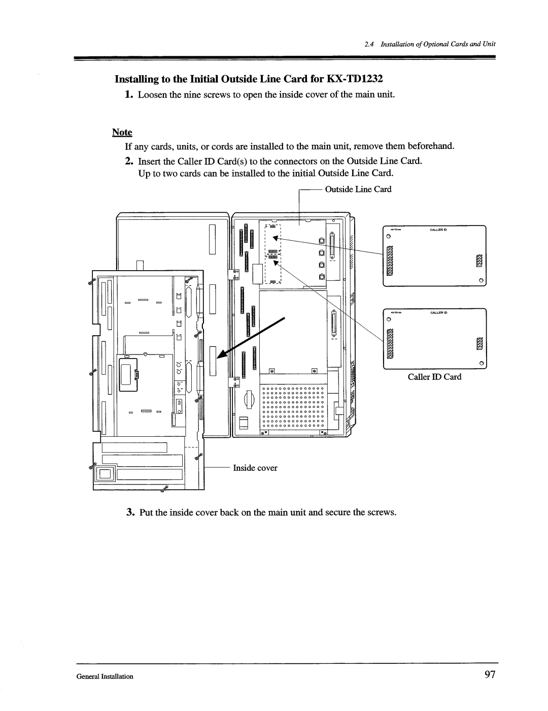 Panasonic KX-TD1232, KX-TD816 manual 