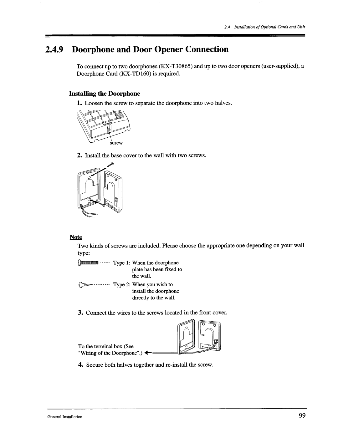 Panasonic KX-TD1232, KX-TD816 manual 