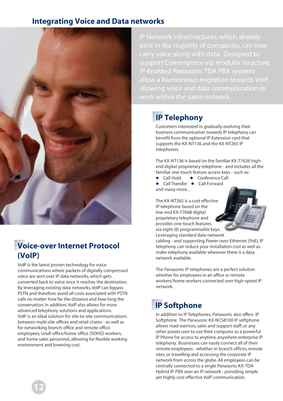 Panasonic KX-TDA manual IP Telephony, IP Softphone 