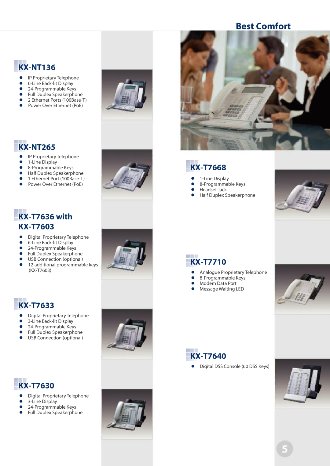 Panasonic KX-TDA manual Best Comfort 