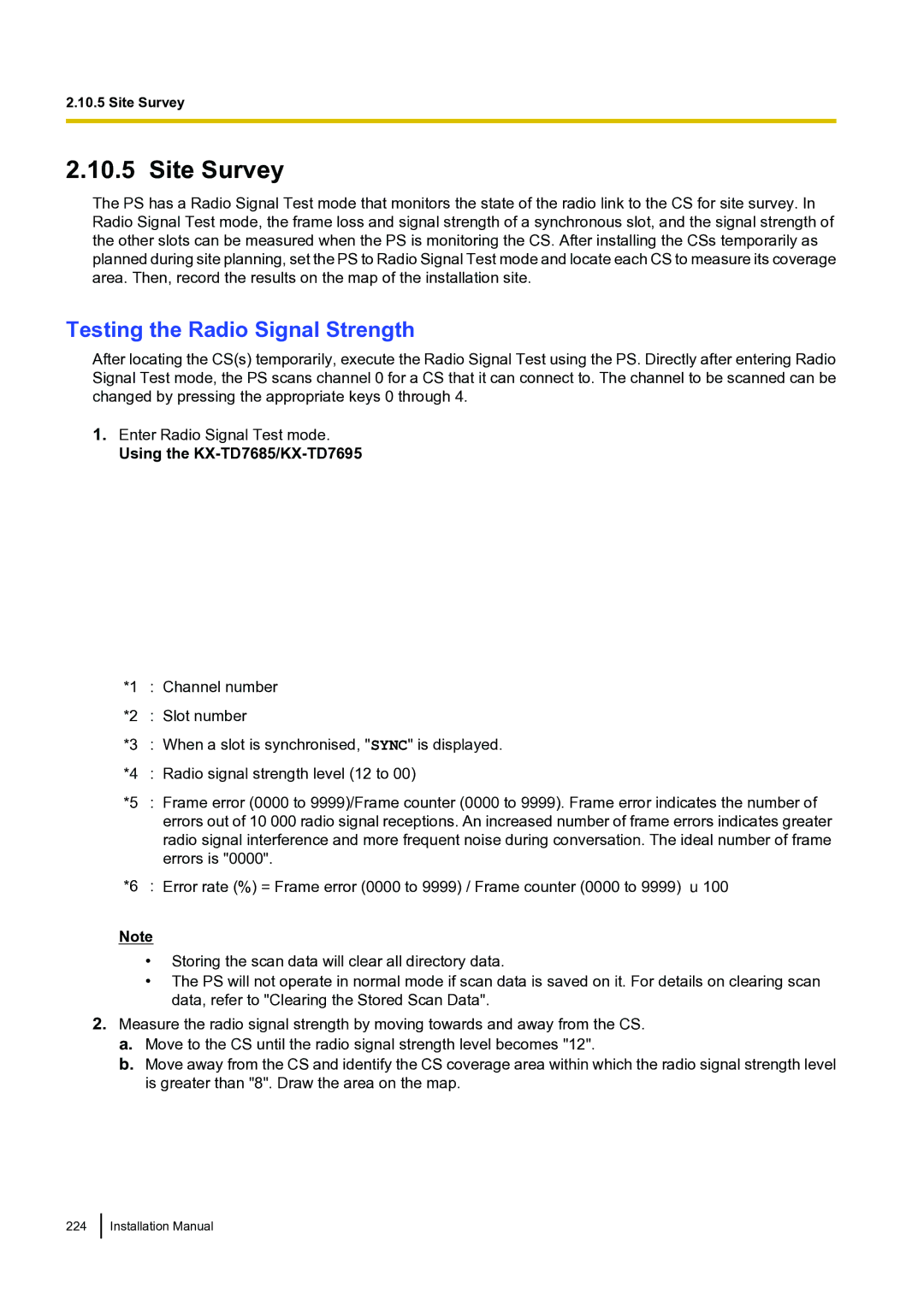 Panasonic KX-TDA100 installation manual Installation Manual 