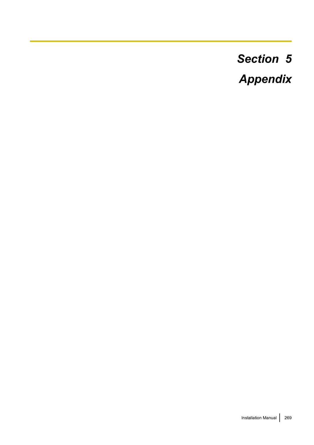 Panasonic KX-TDA100 installation manual Appendix 