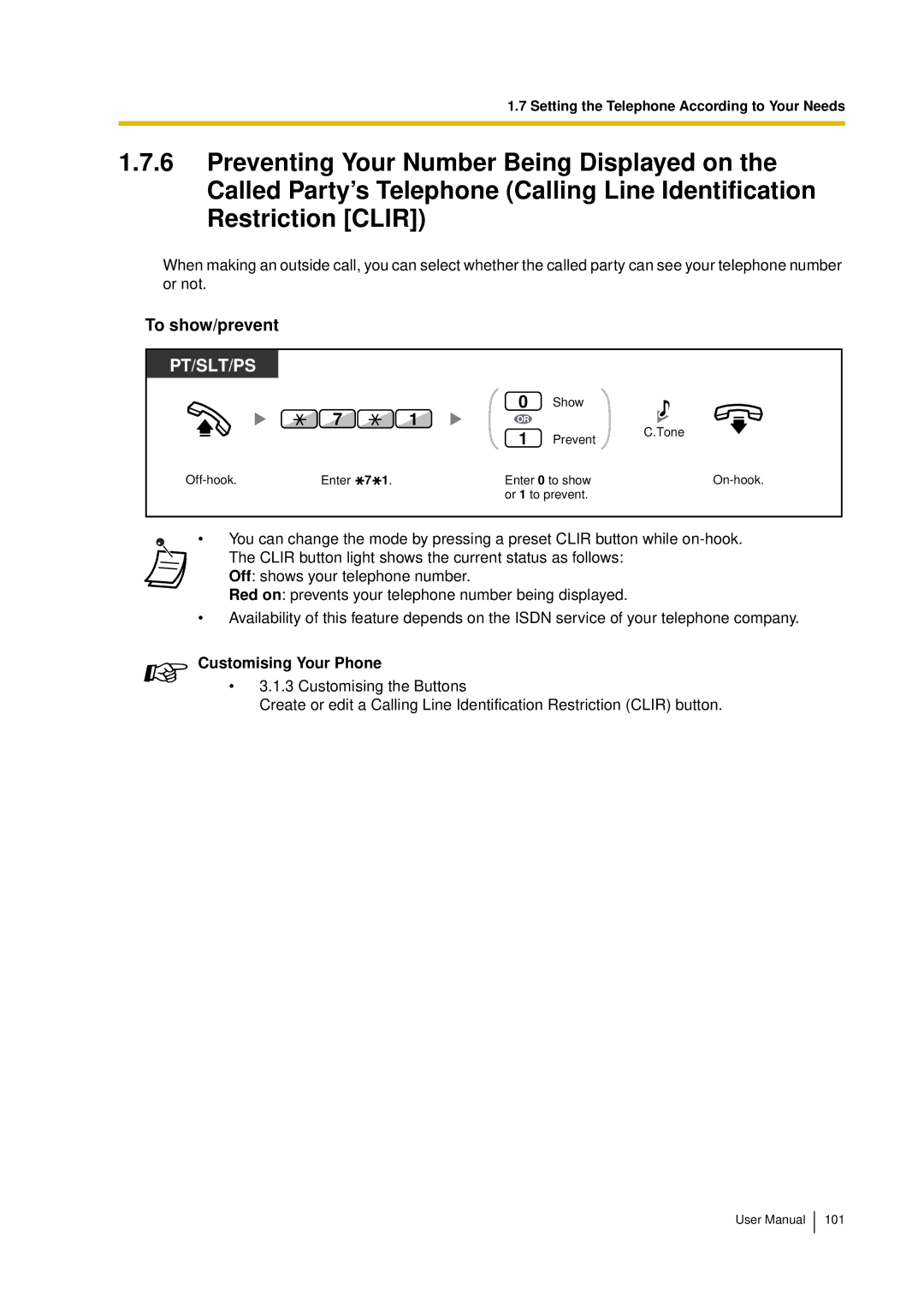 Panasonic KX-TDA15 user manual Pt/Slt/Ps 