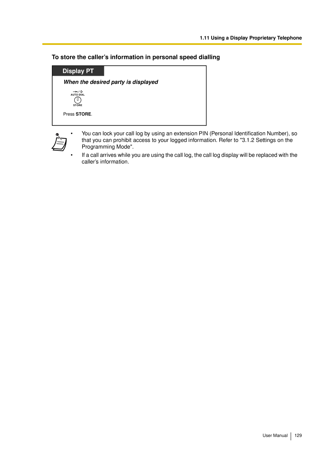 Panasonic KX-TDA15 user manual When the desired party is displayed 