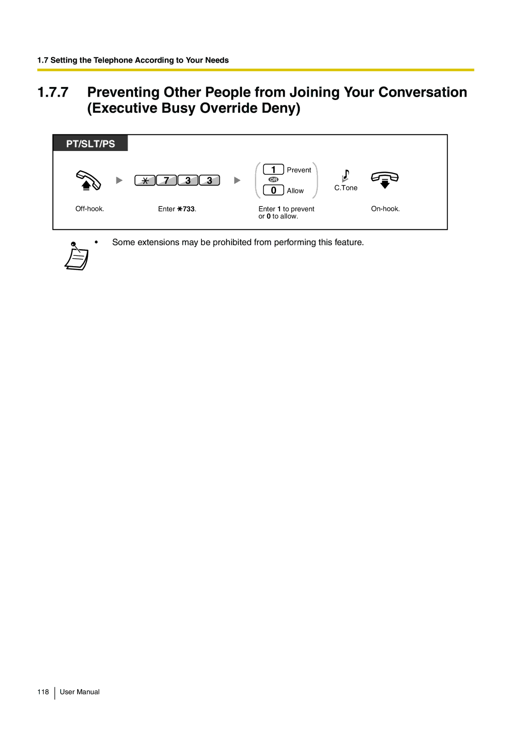 Panasonic KX-TDA15 user manual 733 