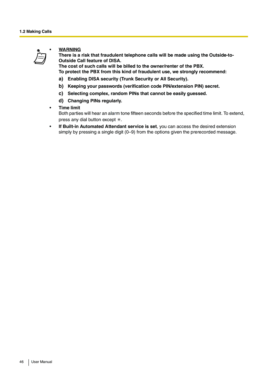 Panasonic KX-TDA15 user manual Making Calls 