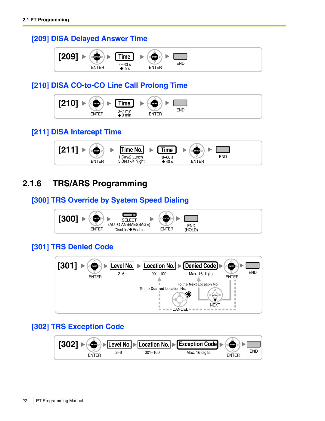 Panasonic KX-TDA50, KX-TDA200, KX-TDA100, KX-TDA600 manual 211 