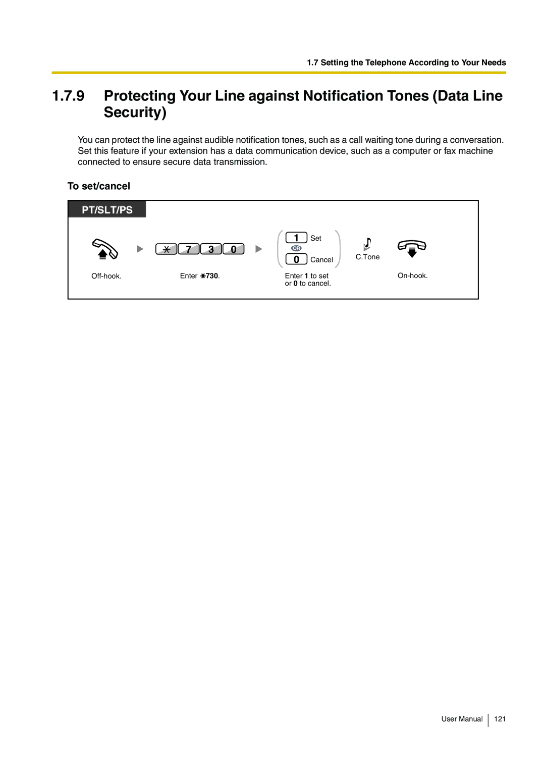 Panasonic KX-TDA200 user manual 730 