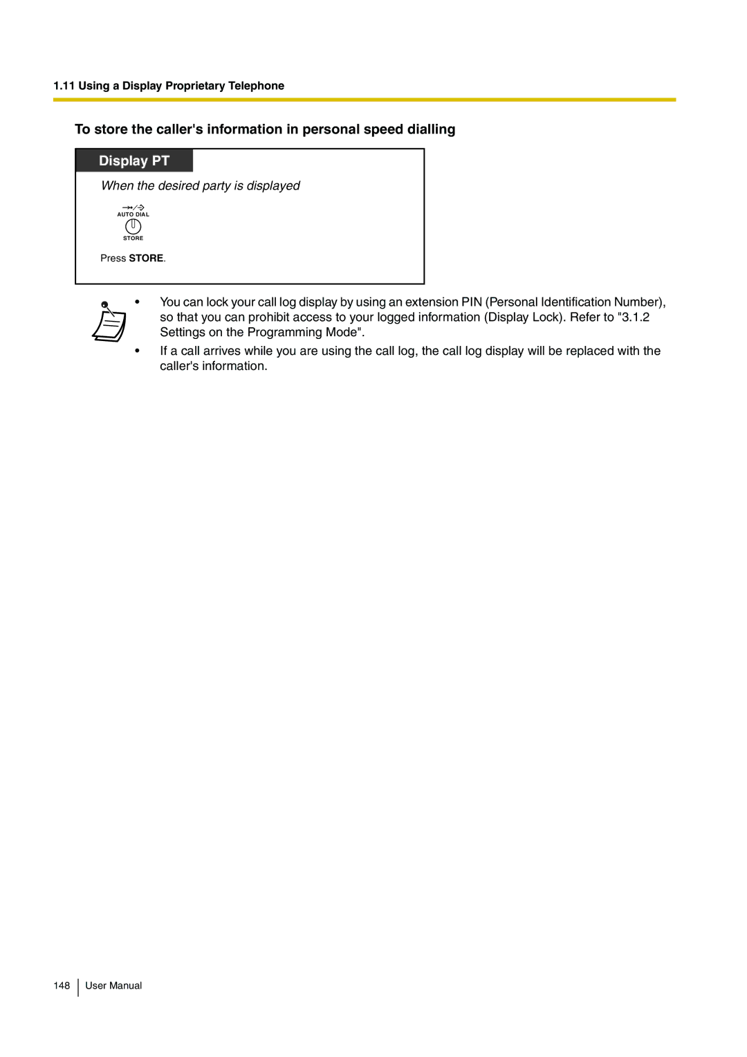 Panasonic KX-TDA200 user manual When the desired party is displayed 