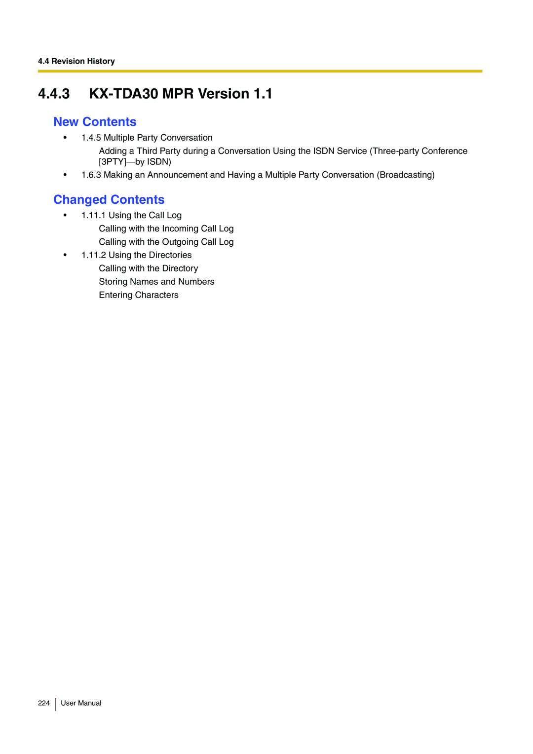 Panasonic KX-TDA200 user manual KX-TDA30 MPR Version 