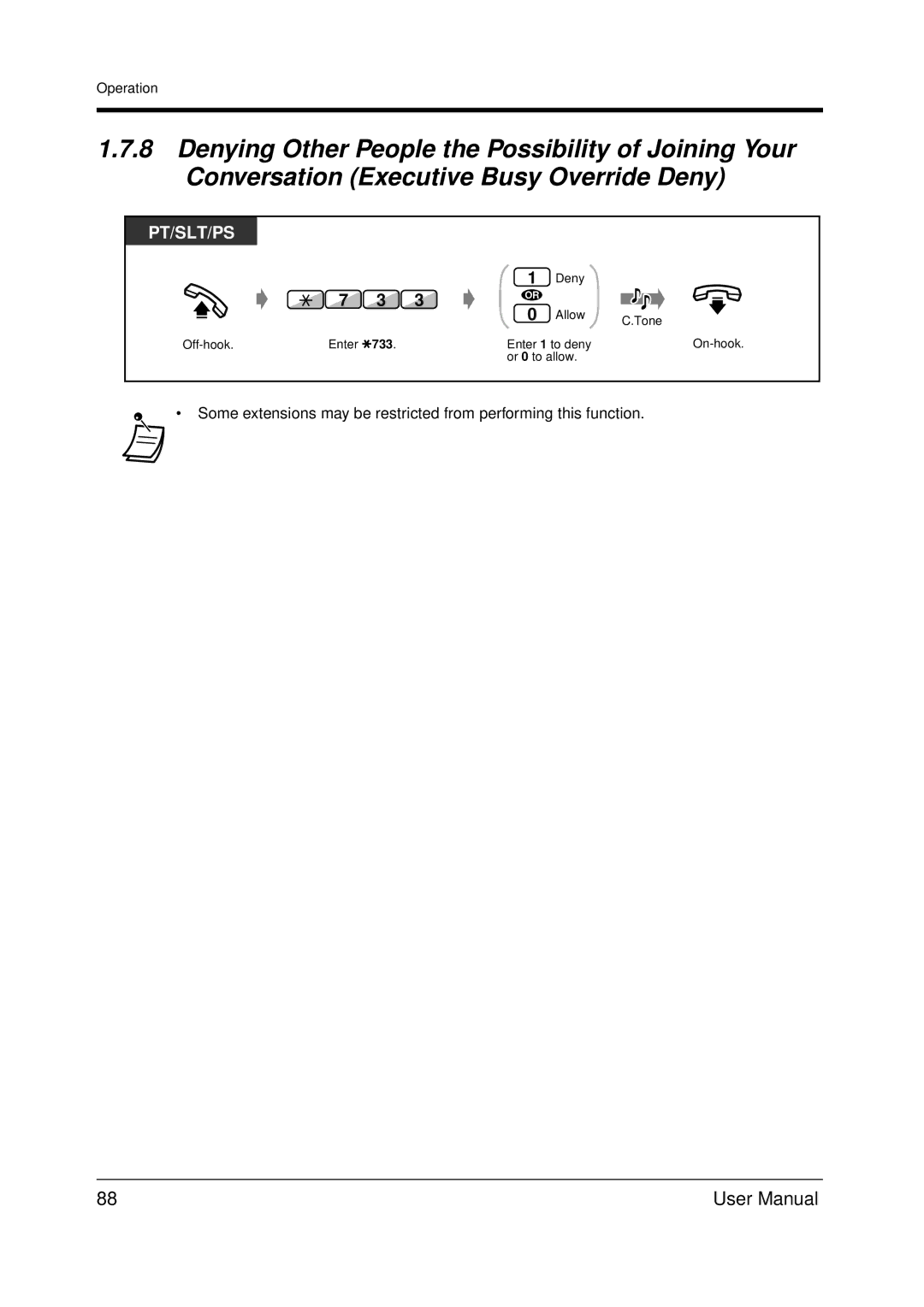 Panasonic KX-TDA200 user manual 733 