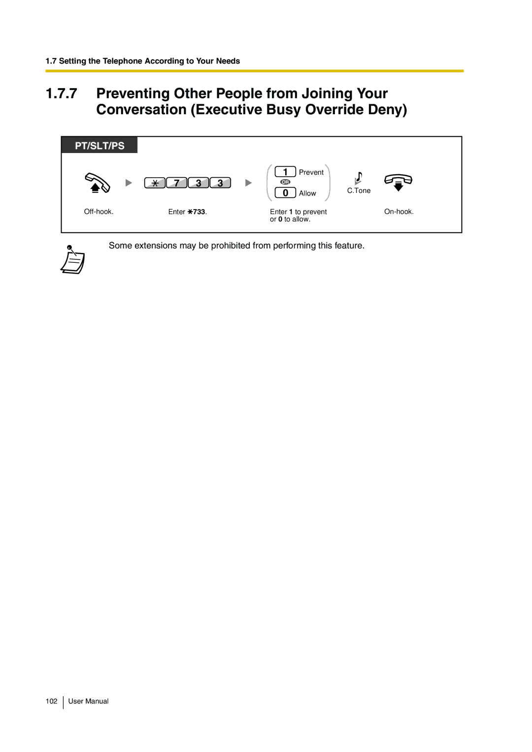 Panasonic KX-TDA30 user manual 733 