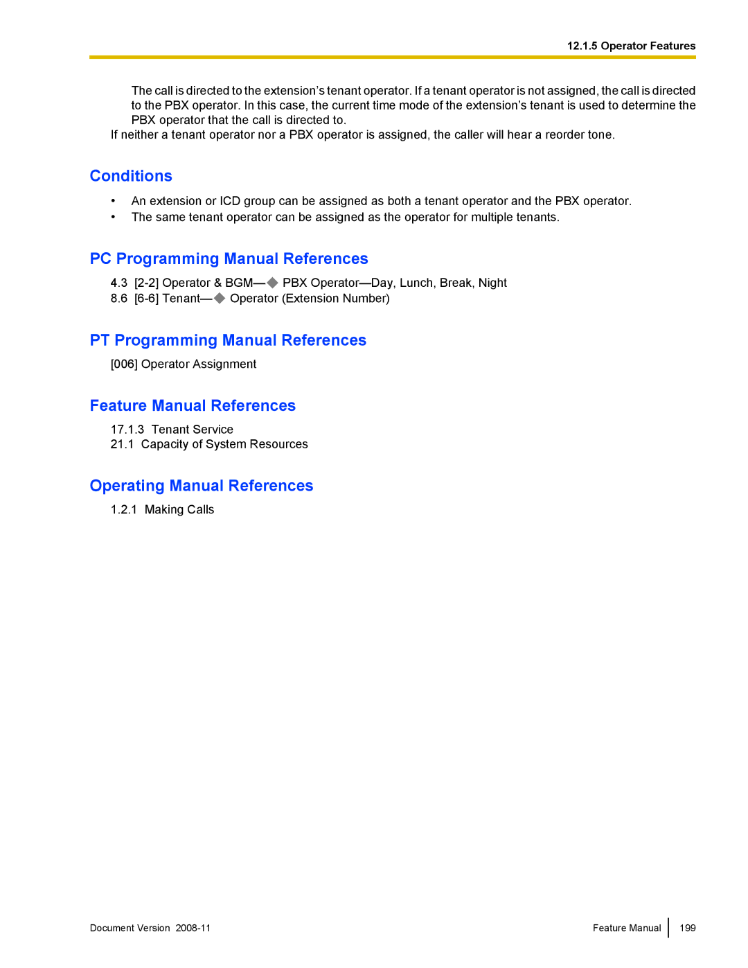 Panasonic KX-TDA50 manual Tenant Service Capacity of System Resources 