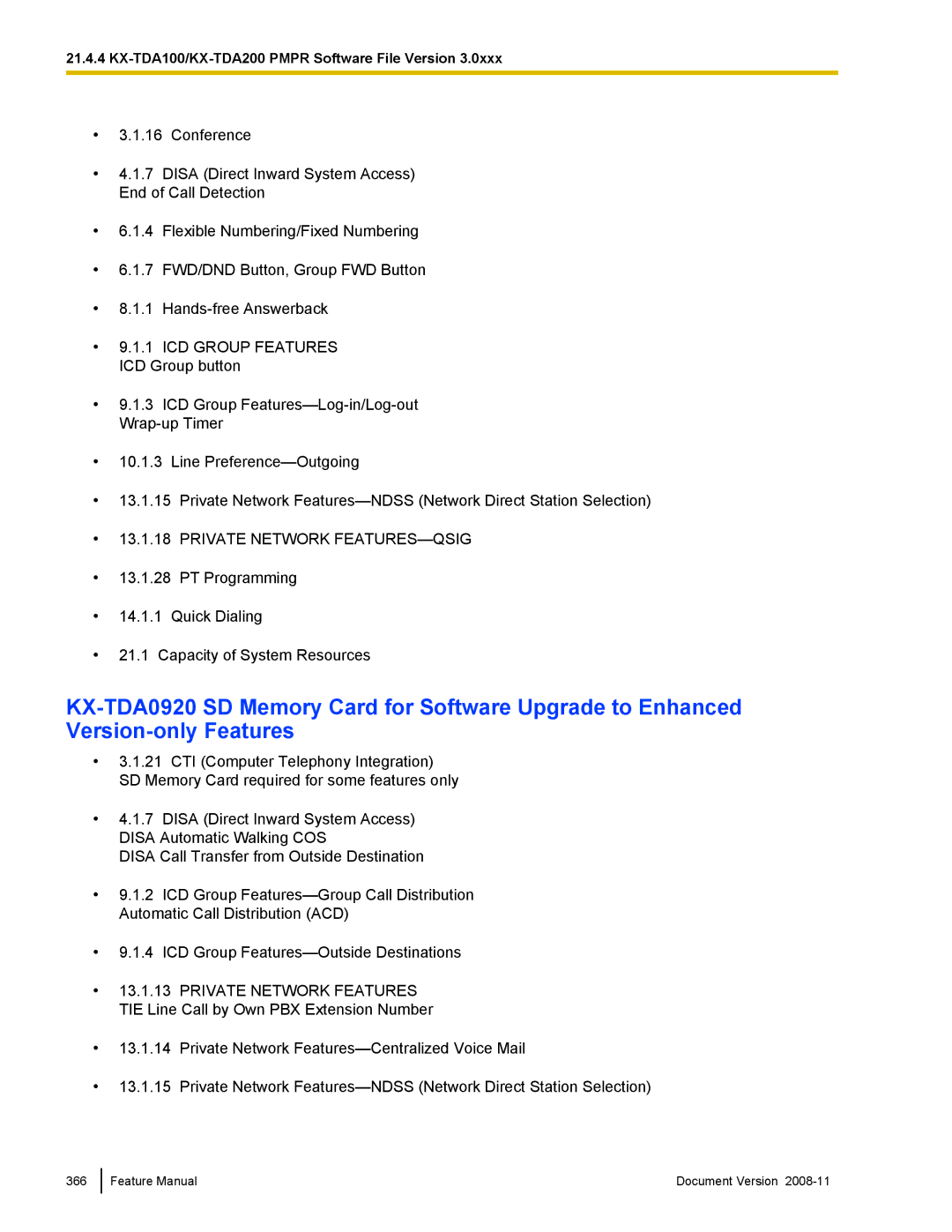 Panasonic KX-TDA50 manual PT Programming Quick Dialing Capacity of System Resources 