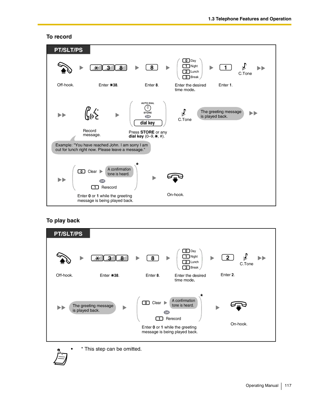 Panasonic KX-TDA600 manual Enter Enter the desired Time mode 