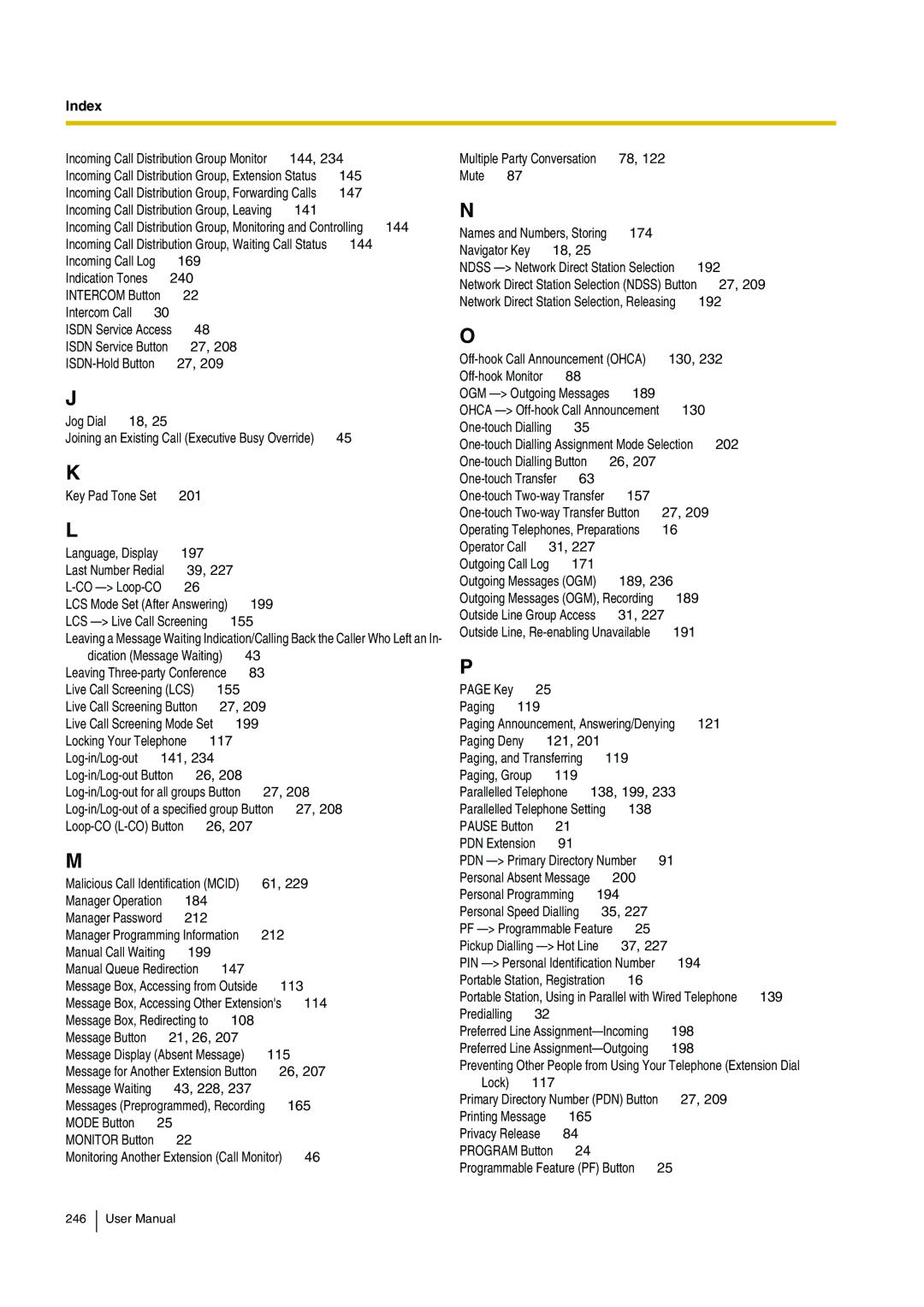 Panasonic KX-TDE100, KX-TDE200 user manual 144 