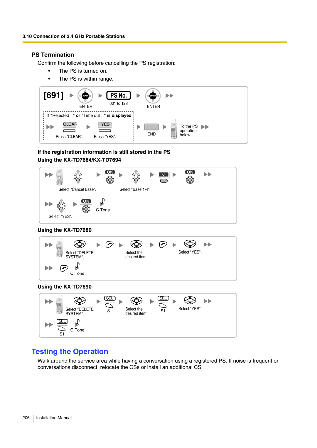 Panasonic KX-TDE100 installation manual System 