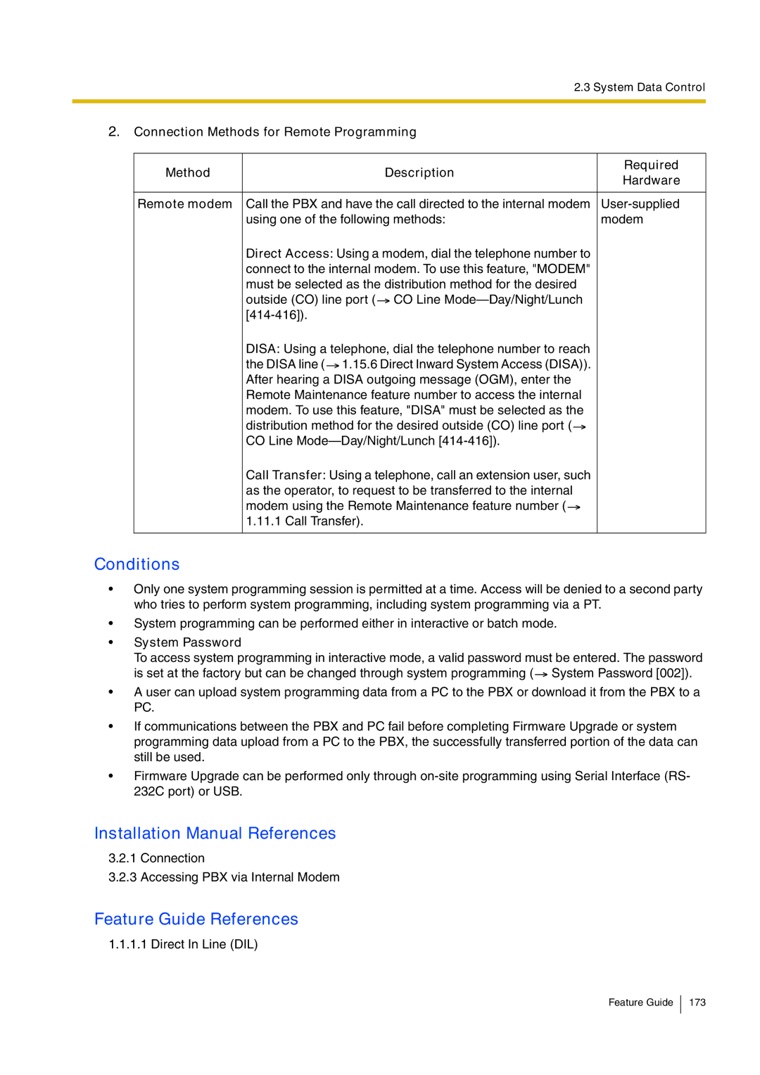 Panasonic kx-tea308 manual System Password 