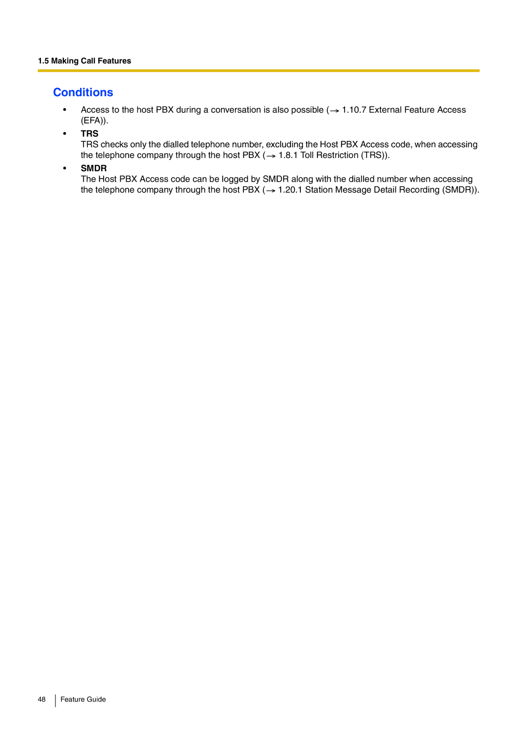 Panasonic kx-tea308 manual Trs 