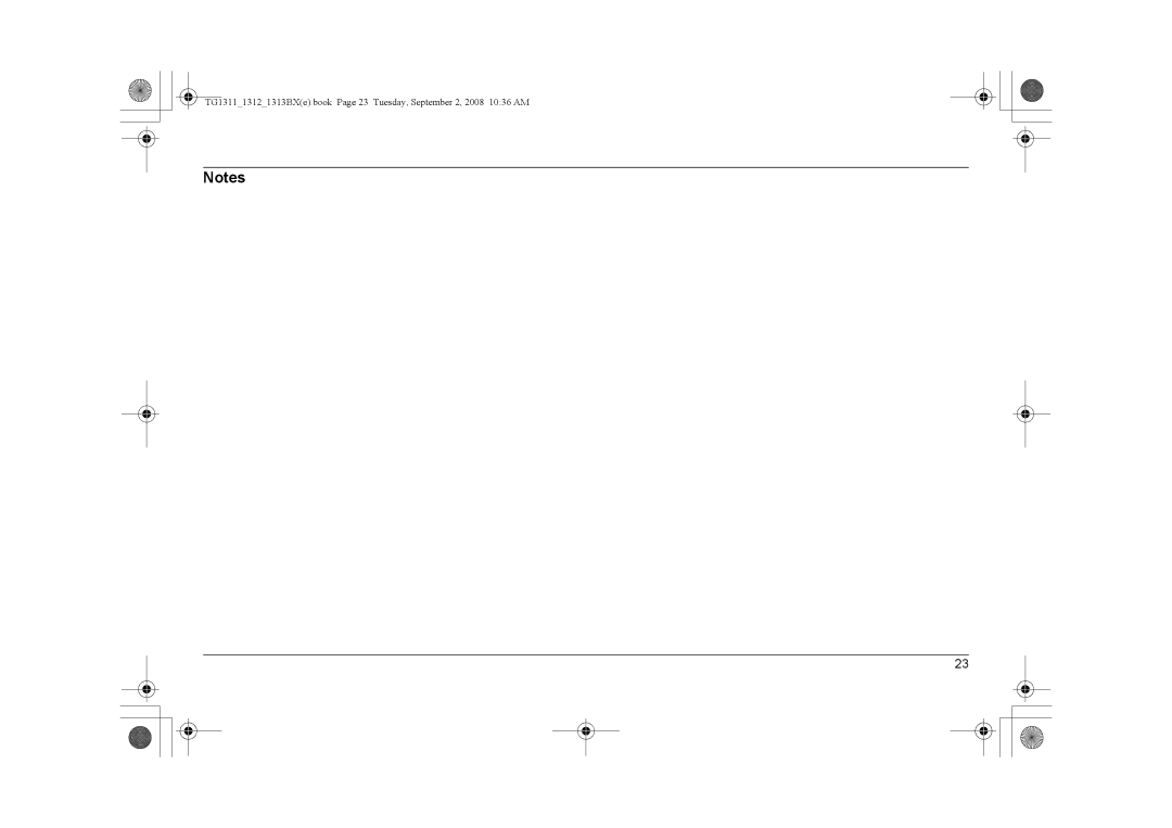 Panasonic KX-TG1311BX, KX-TG1312BX, KX-TG1313BX operating instructions 