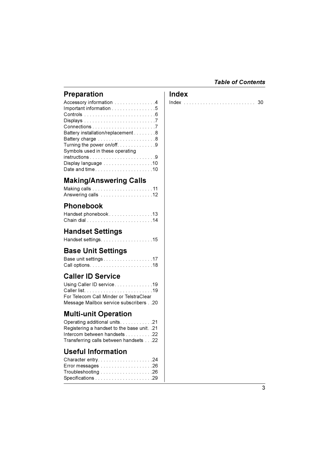 Panasonic KX-TG1831NZ operating instructions Making/Answering Calls 