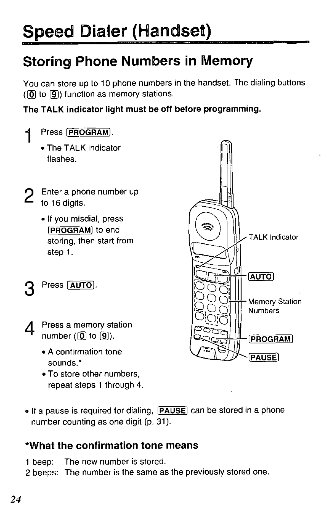 Panasonic KX-TG210-S, KX-TG210-B manual 