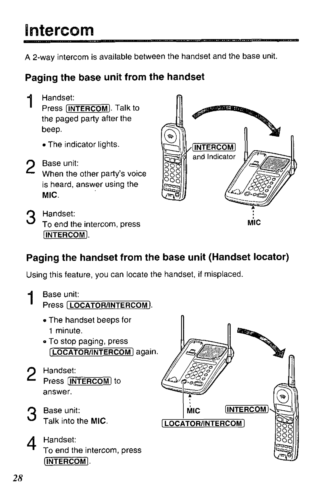 Panasonic KX-TG210-S, KX-TG210-B manual 