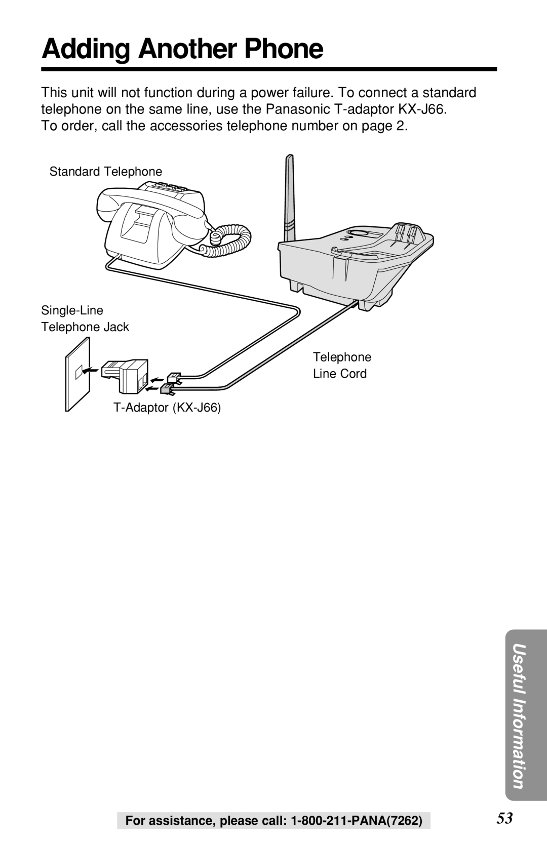 Panasonic KX-TG2219B operating instructions Adding Another Phone 