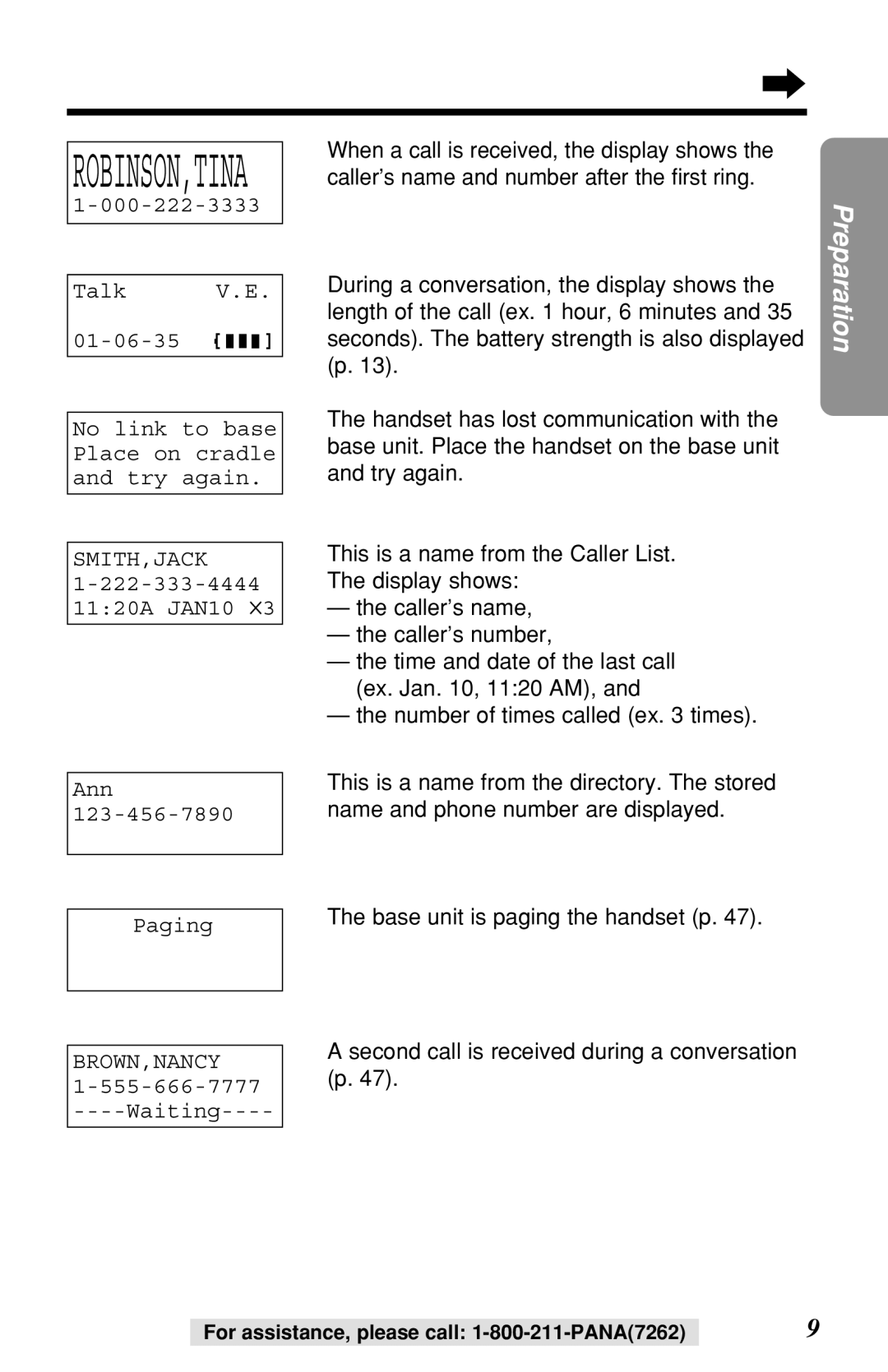 Panasonic KX-TG2219B operating instructions Ann Paging, Waiting 