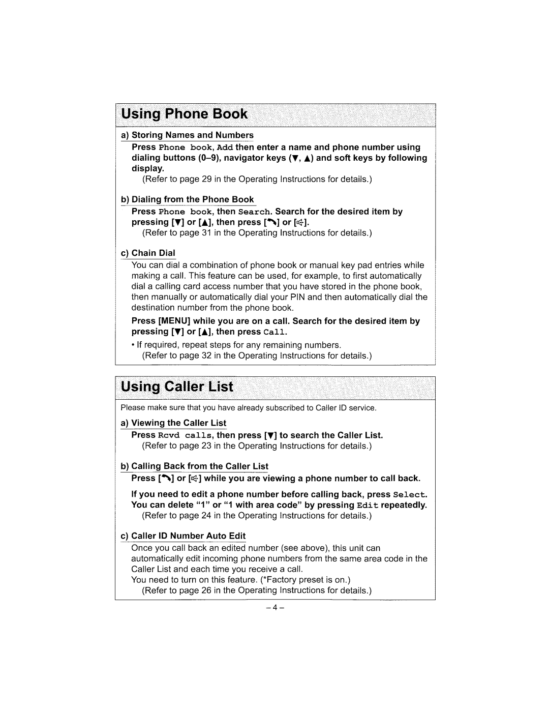 Panasonic KX-TG2314 manual 