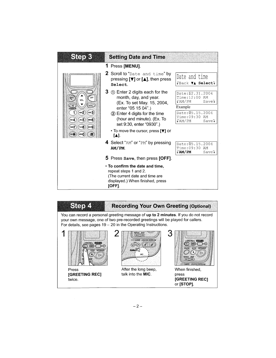 Panasonic KX-TG2344 manual 