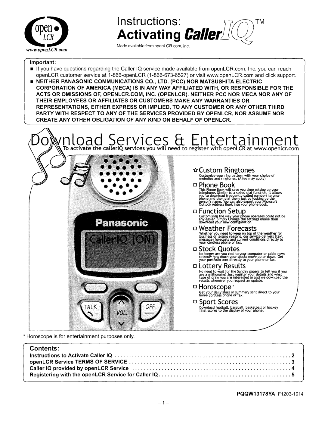 Panasonic KX-TG2344 manual 