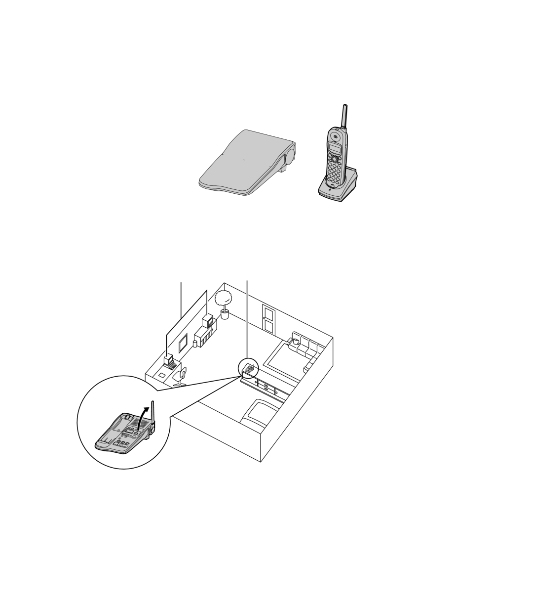 Panasonic KX-TG2383B operating instructions For Best Performance, Battery charge, Base unit location/Noise 