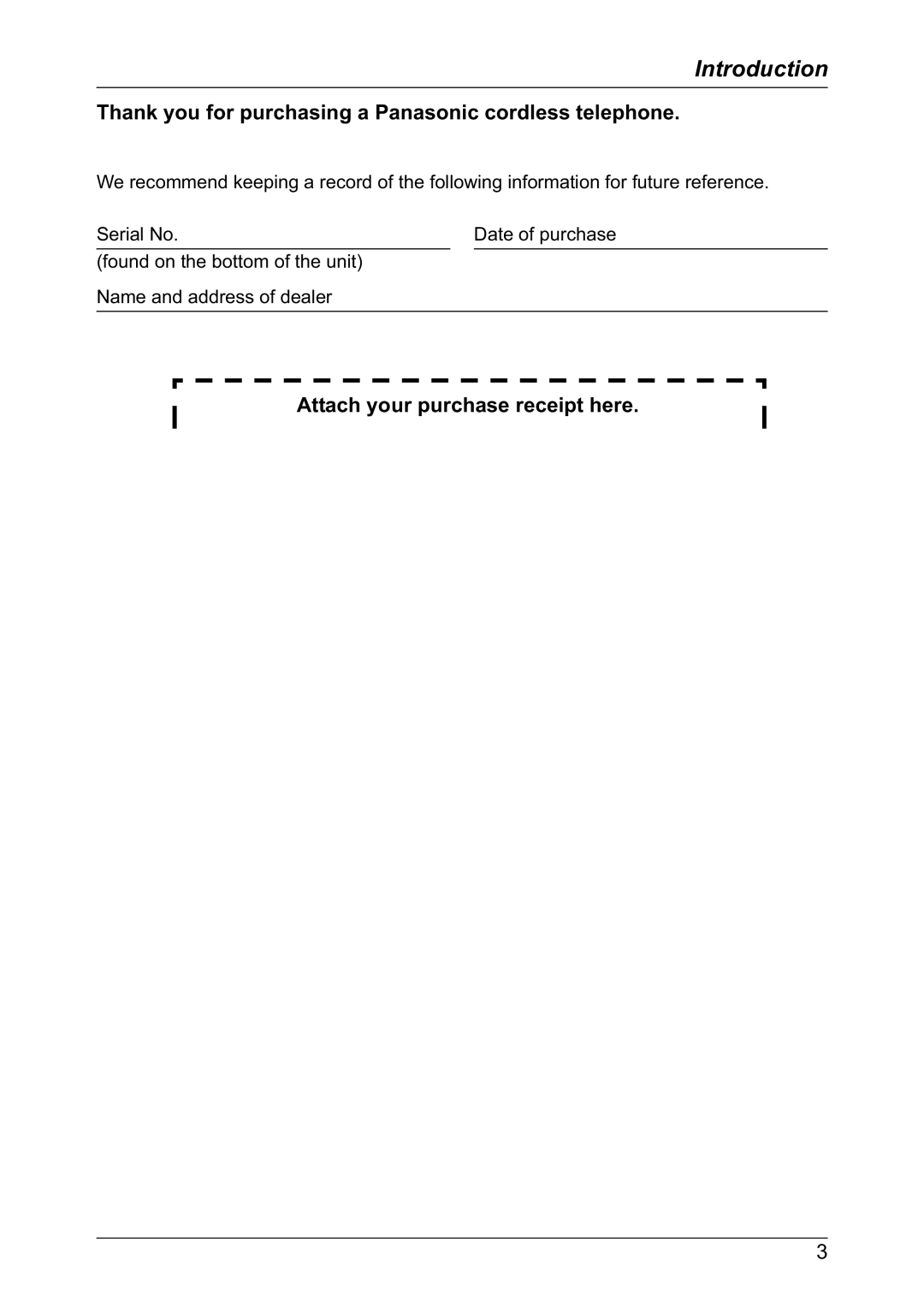 Panasonic KX-TG2421NZ operating instructions Introduction 