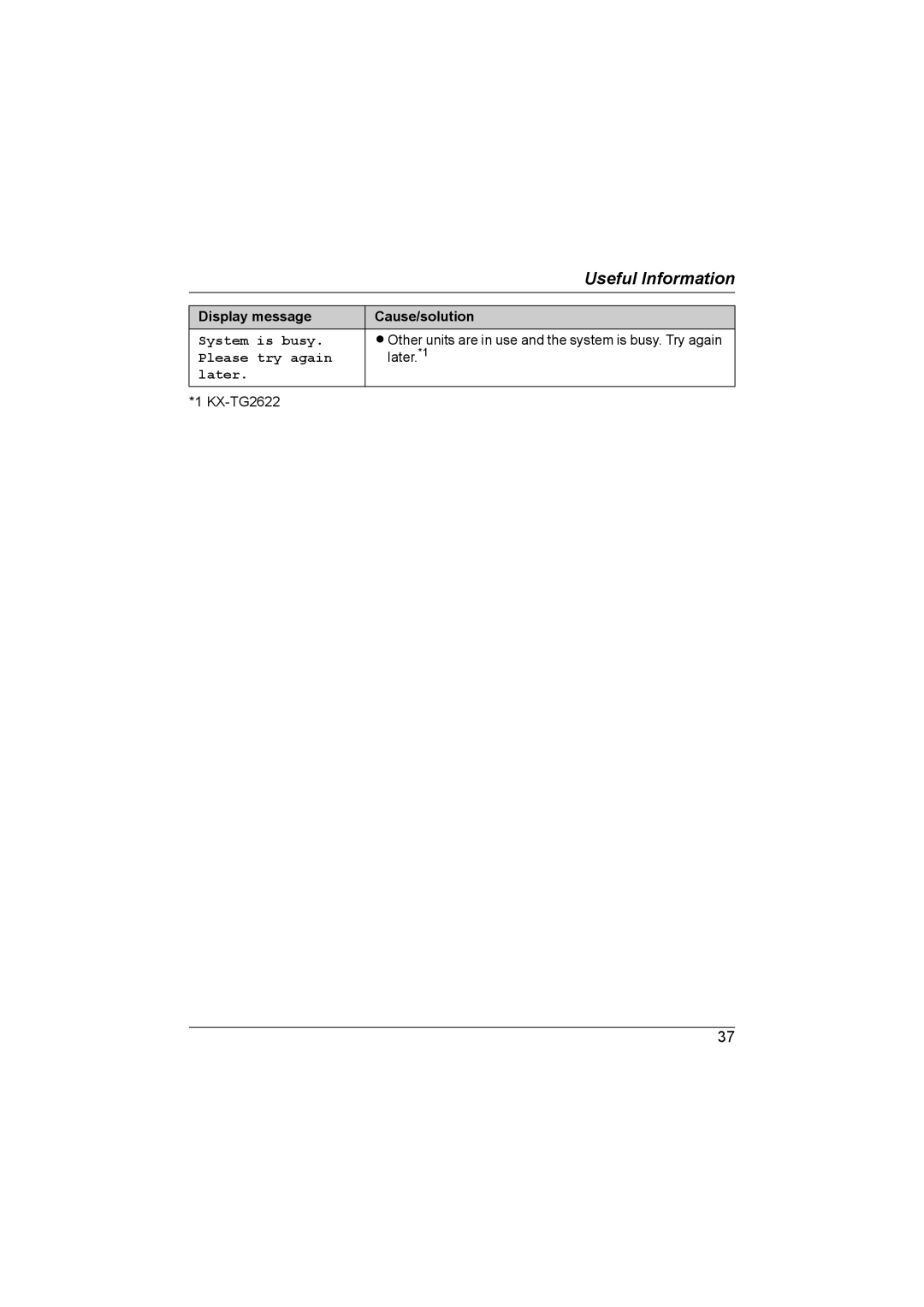 Panasonic KX-TG2621NZ, KX-TG2622NZ operating instructions Later.*1 