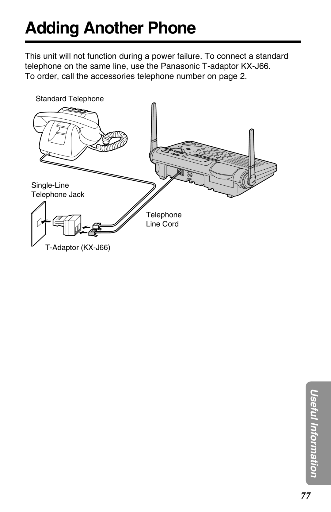 Panasonic KX-TG2670N operating instructions Adding Another Phone 