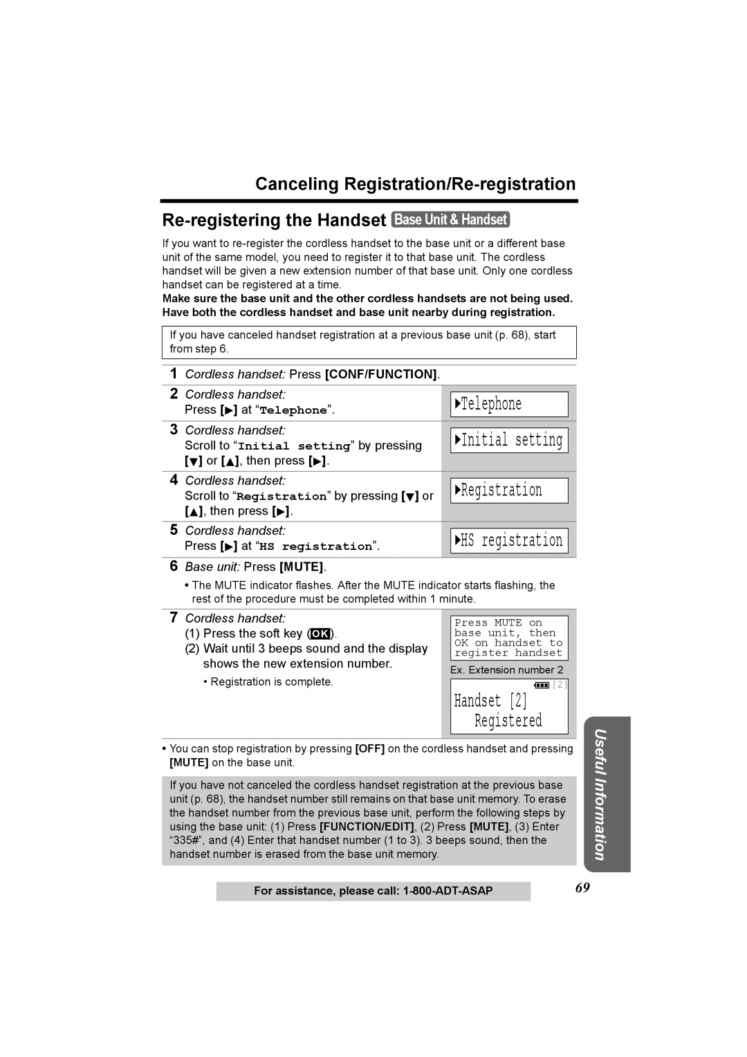 Panasonic KX-TG2970 operating instructions Telephone 