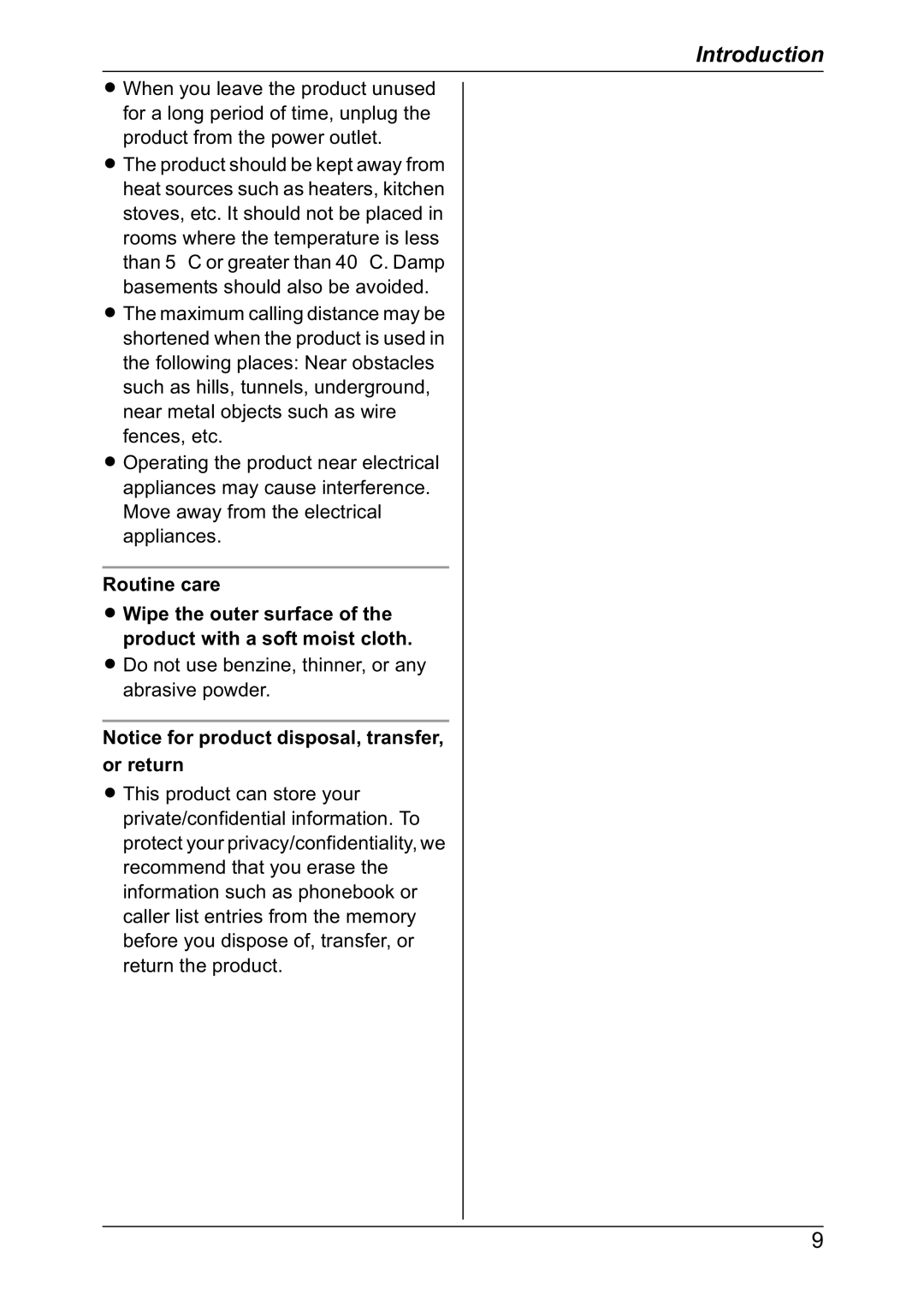 Panasonic KX-TG4392NZ, KX-TG4382NZ, KX-TG4381NZ, KX-TG4391NZ operating instructions Introduction 