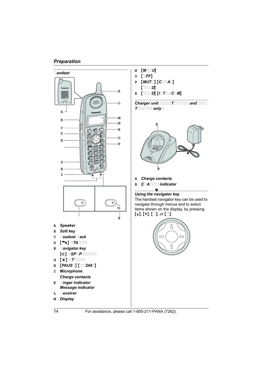 Panasonic KX-TG5423, KX-TG5421, KX-TG5422 operating instructions Handset, Menu OFF Mute Clear Hold Hold Intercom 