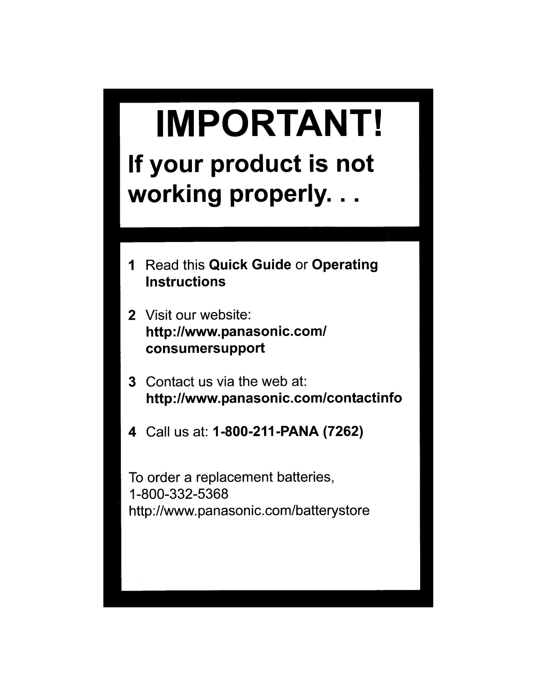 Panasonic KX-TG5423, KX-TG5421, KX-TG5422 operating instructions 